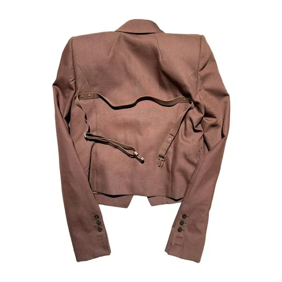 Rick Owens $3,150 NWT SS21 Alice bondage blazer Rick Owens $3,150 NWT SS21 Alice bondage blazer